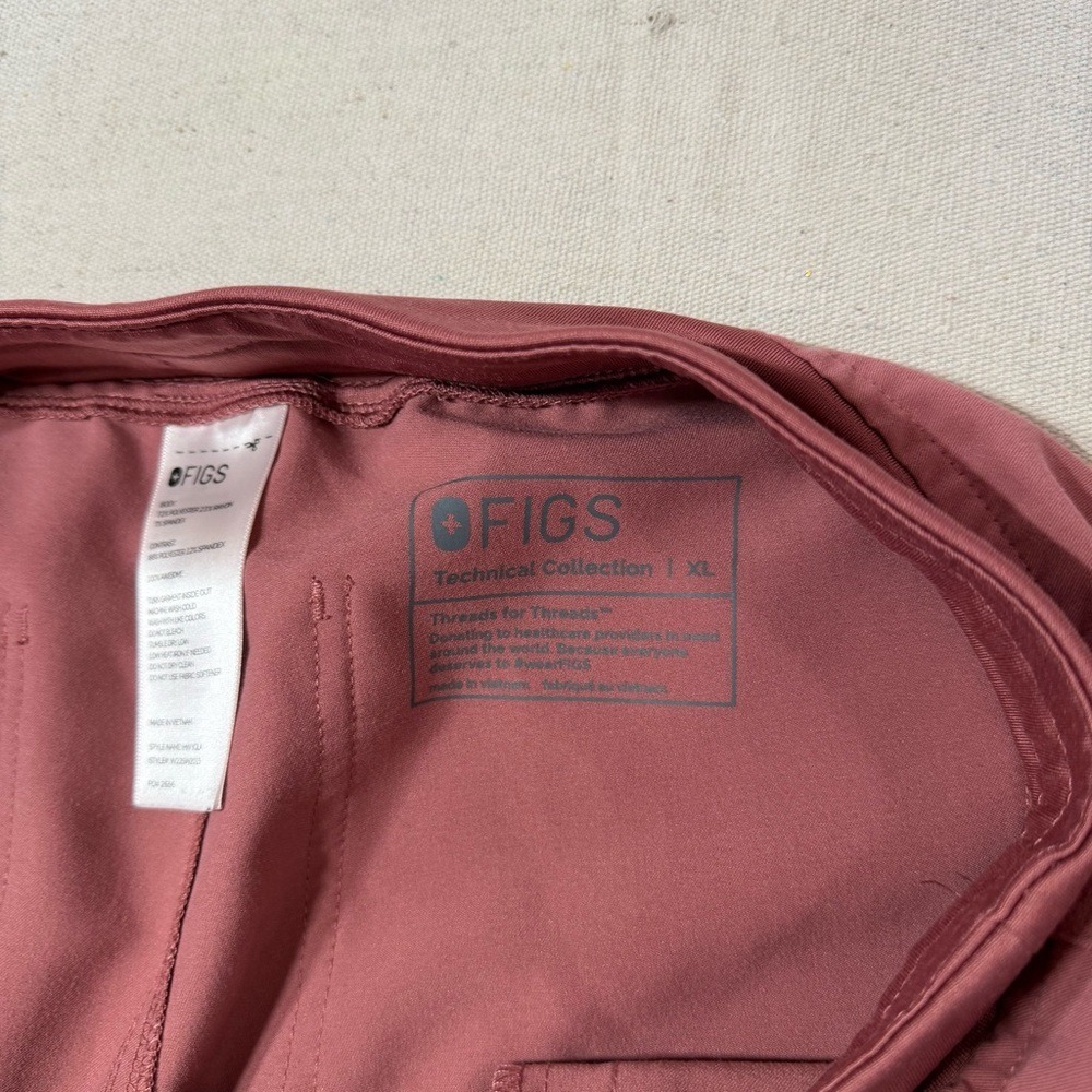 FIGS Dusty Rose Scrub Set ⚕️ XL Medical Uniform - Picture 8 of 13